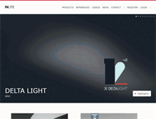 Tablet Screenshot of inlite.co.nz